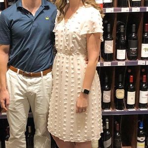 T Length Swiss Dot Dress